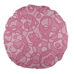 Pattern Large 18  Premium Flano Round Cushions