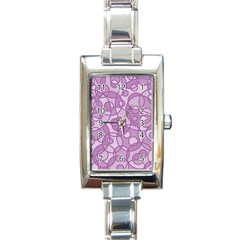 Pattern Rectangle Italian Charm Watch