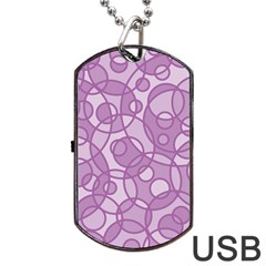 Pattern Dog Tag Usb Flash (one Side)