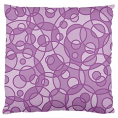 Pattern Large Flano Cushion Case (one Side)