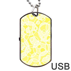 Pattern Dog Tag Usb Flash (one Side)