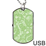 Pattern Dog Tag USB Flash (One Side) Front