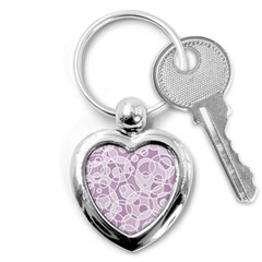 Pattern Key Chains (heart) 