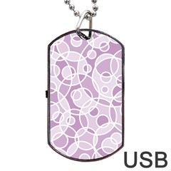 Pattern Dog Tag Usb Flash (one Side)