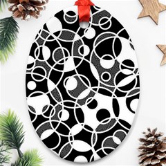 Pattern Oval Ornament (two Sides)