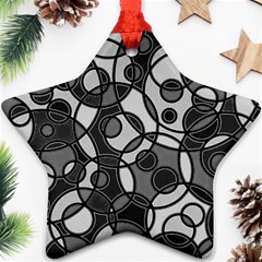 Pattern Star Ornament (two Sides) by Valentinaart