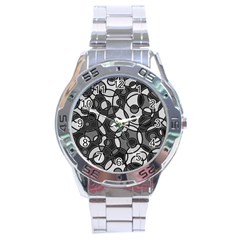 Pattern Stainless Steel Analogue Watch by Valentinaart