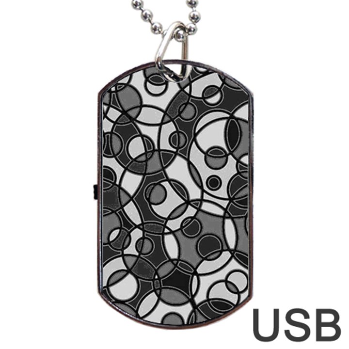 Pattern Dog Tag USB Flash (One Side)