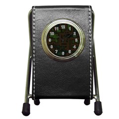 Circuit Board A Completely Seamless Background Design Pen Holder Desk Clocks by Simbadda