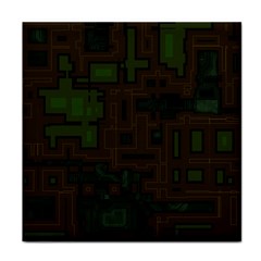 Circuit Board A Completely Seamless Background Design Face Towel by Simbadda