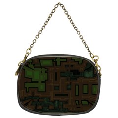 Circuit Board A Completely Seamless Background Design Chain Purses (two Sides)  by Simbadda