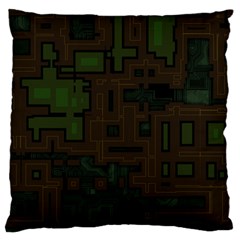 Circuit Board A Completely Seamless Background Design Standard Flano Cushion Case (one Side) by Simbadda