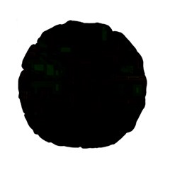 Circuit Board A Completely Seamless Background Design Standard 15  Premium Flano Round Cushions