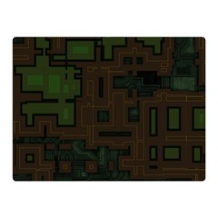 Circuit Board A Completely Seamless Background Design Double Sided Flano Blanket (mini) 