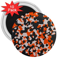 Camouflage Texture Patterns 3  Magnets (10 Pack)  by Simbadda