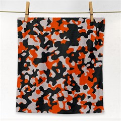 Camouflage Texture Patterns Face Towel by Simbadda