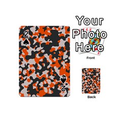 Camouflage Texture Patterns Playing Cards 54 (mini)  by Simbadda