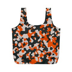 Camouflage Texture Patterns Full Print Recycle Bags (m)  by Simbadda