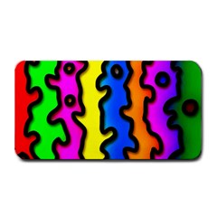 Digitally Created Abstract Squiggle Stripes Medium Bar Mats by Simbadda