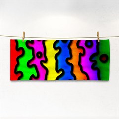 Digitally Created Abstract Squiggle Stripes Cosmetic Storage Cases by Simbadda