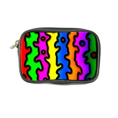 Digitally Created Abstract Squiggle Stripes Coin Purse by Simbadda