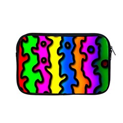 Digitally Created Abstract Squiggle Stripes Apple Macbook Pro 13  Zipper Case