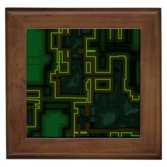 A Completely Seamless Background Design Circuit Board Framed Tiles by Simbadda