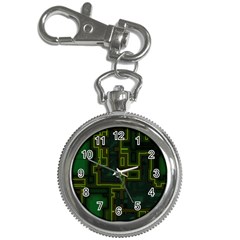 A Completely Seamless Background Design Circuit Board Key Chain Watches