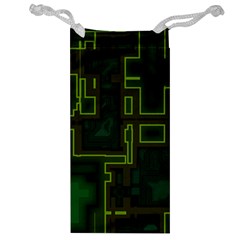 A Completely Seamless Background Design Circuit Board Jewelry Bag