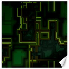 A Completely Seamless Background Design Circuit Board Canvas 16  x 16  