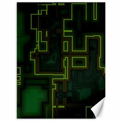 A Completely Seamless Background Design Circuit Board Canvas 36  x 48  