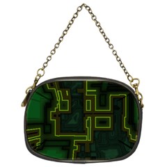 A Completely Seamless Background Design Circuit Board Chain Purses (Two Sides) 