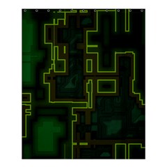 A Completely Seamless Background Design Circuit Board Shower Curtain 60  x 72  (Medium) 