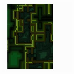 A Completely Seamless Background Design Circuit Board Large Garden Flag (Two Sides)