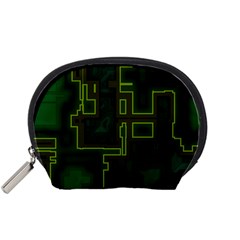 A Completely Seamless Background Design Circuit Board Accessory Pouches (Small) 