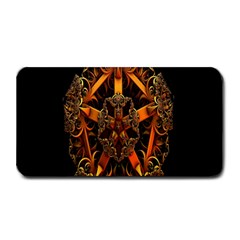 3d Fractal Jewel Gold Images Medium Bar Mats