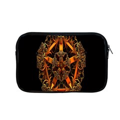 3d Fractal Jewel Gold Images Apple Macbook Pro 13  Zipper Case