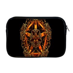 3d Fractal Jewel Gold Images Apple Macbook Pro 17  Zipper Case