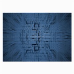 Zoom Digital Background Large Glasses Cloth (2-side) by Simbadda