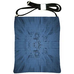 Zoom Digital Background Shoulder Sling Bags by Simbadda