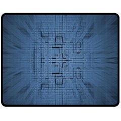 Zoom Digital Background Fleece Blanket (medium)  by Simbadda