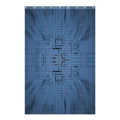 Zoom Digital Background Shower Curtain 48  X 72  (small)  by Simbadda