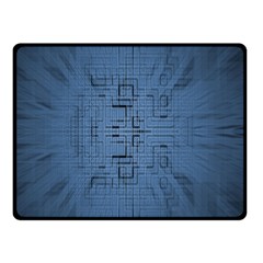 Zoom Digital Background Double Sided Fleece Blanket (small) 