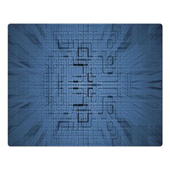 Zoom Digital Background Double Sided Flano Blanket (large)  by Simbadda