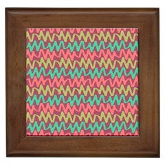 Abstract Seamless Abstract Background Pattern Framed Tiles by Simbadda