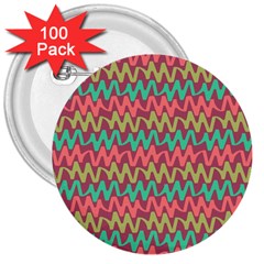 Abstract Seamless Abstract Background Pattern 3  Buttons (100 Pack)  by Simbadda