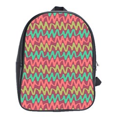 Abstract Seamless Abstract Background Pattern School Bags(large)  by Simbadda