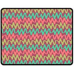 Abstract Seamless Abstract Background Pattern Double Sided Fleece Blanket (medium) 