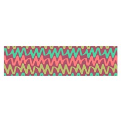 Abstract Seamless Abstract Background Pattern Satin Scarf (oblong)