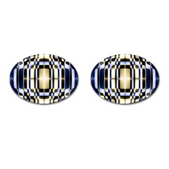 Colorful Seamless Pattern Vibrant Pattern Cufflinks (oval) by Simbadda